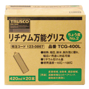 TRUSCO（特鲁斯科）锂基通用润滑脂 TCG-400L-0