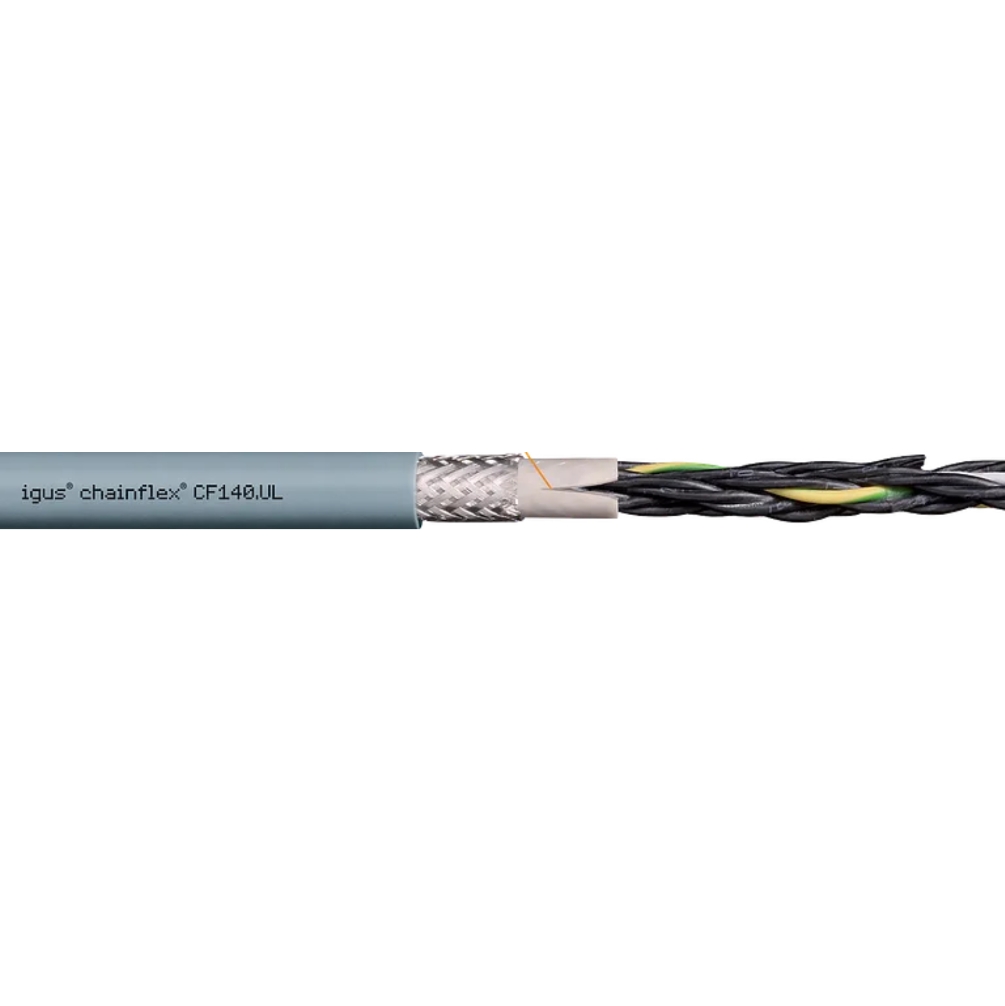 igus易格斯chainflex®高柔性控制电缆CF140.UL